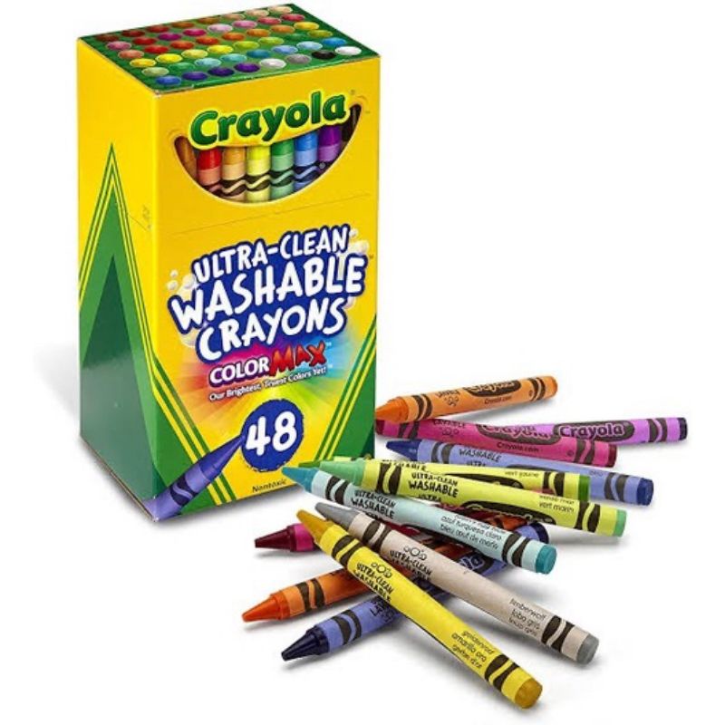 

Crayola Crayons 48 Colors Ultra Clean Washable Crayon Original
