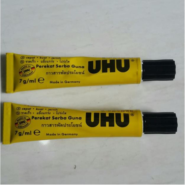 

Lem UHU Kuning Tube / Cair 7ml ( No. 10 )