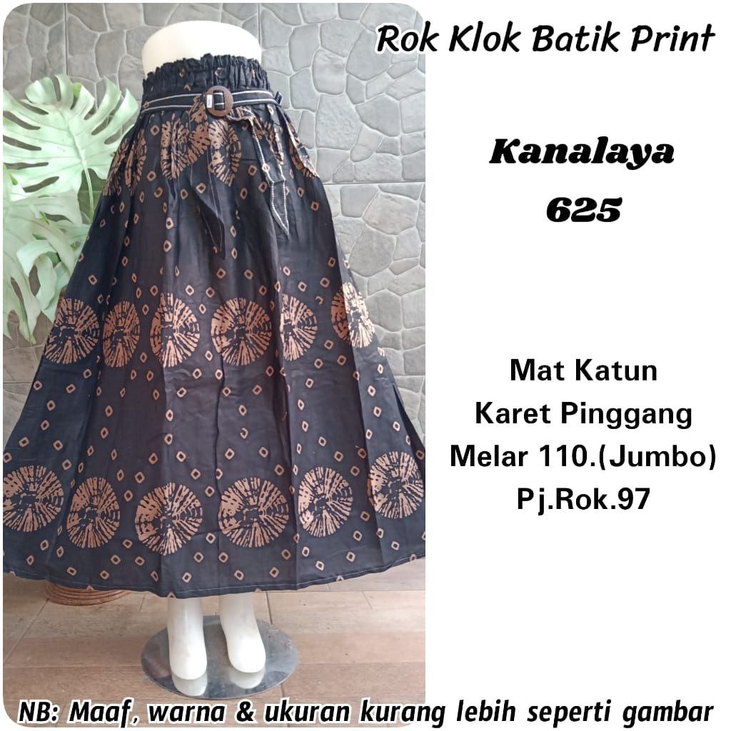 (Dijamin RealPict) Rok Batik original Pekalongan garansi harga termurah Rok Klok Modern By BellaQ-7