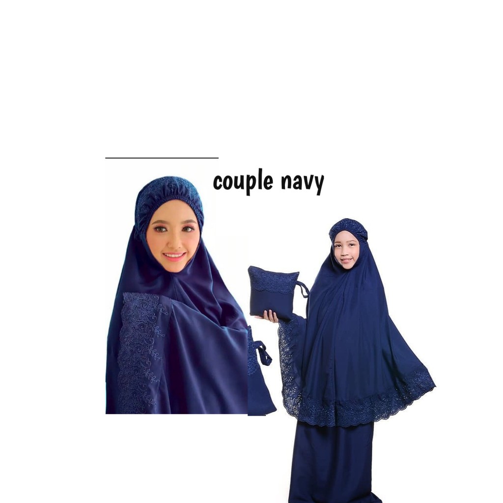 Mukena Khadijah Couple Ibu dan Anak/mukena termurah dan terlaris/bahan katun mikro/bisa COD