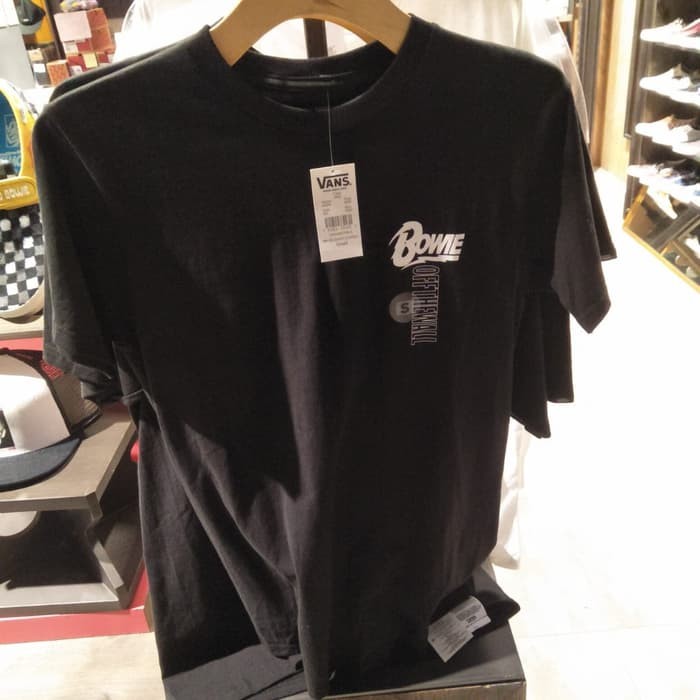 Vans T-shirt david bowie original asli authentic baju kaos old skool -