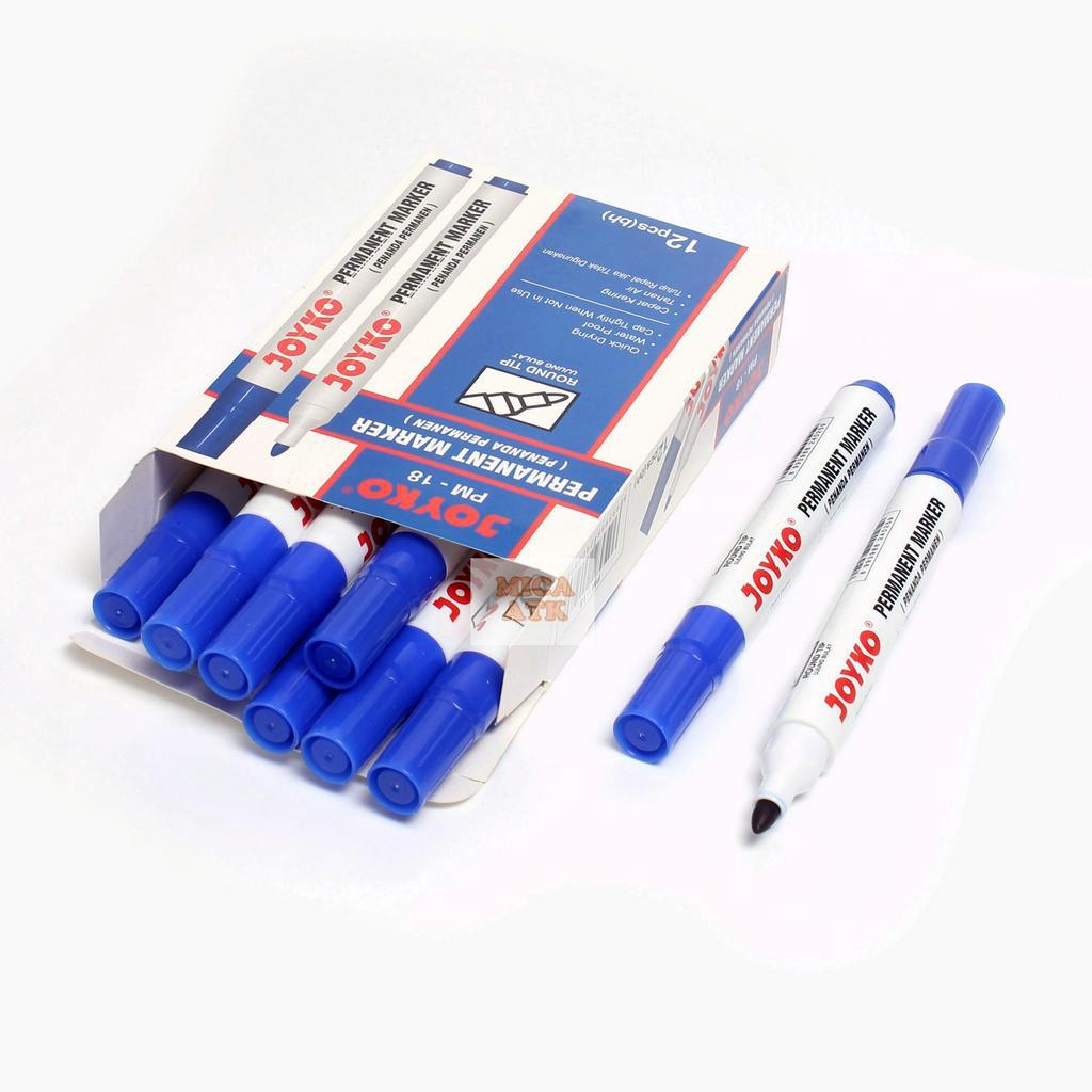 

JOYKO Spidol Permanent Marker PM-18 Biru [ ECER ]