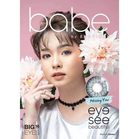 COD Paket Softlens Babe Normal Big Eyes + Air Softlens Ice 60ml + Pinset + Lens Case | Paket Softlens X2 | Paket Softlens Exoticon