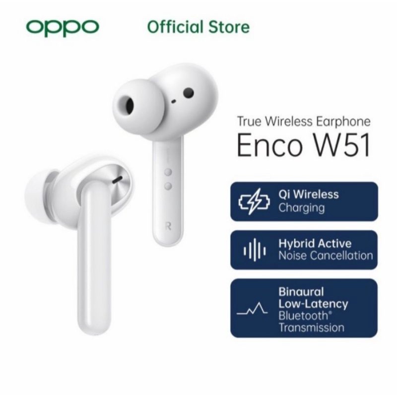 Oppo Enco W51 Earphone Nirkabel