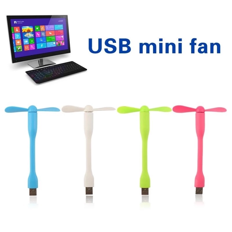 Kipas Angin Mini Portable Flexible USB Tpype C Bisa Ditekuk Untuk Semua Power Bank / Komputer