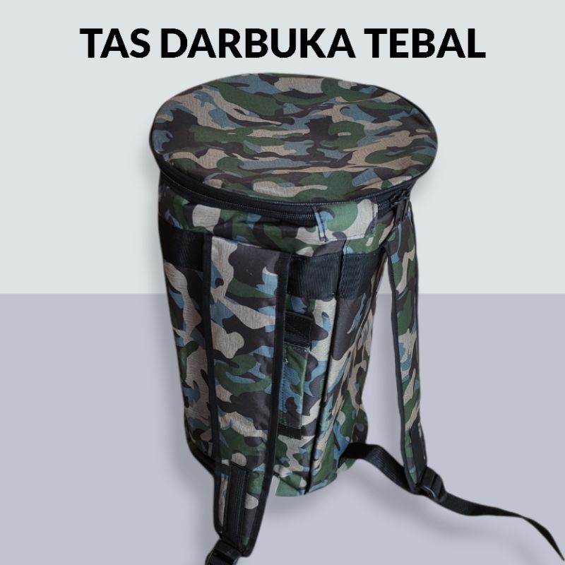 Tas Darbuka Tebal Motif Army