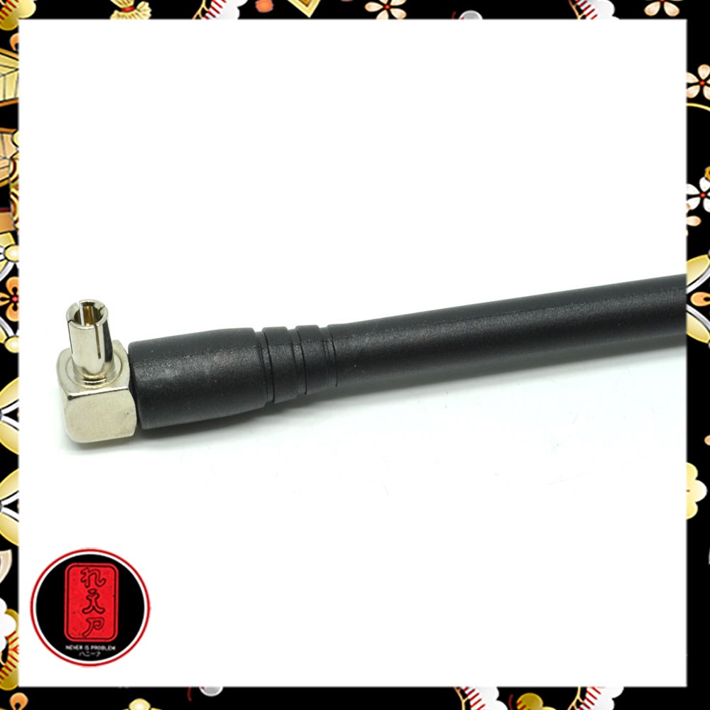 Antena Eksternal TS9 3dbi Modem Huawei E5372s Bolt Slim &amp; Max 98mm - Black