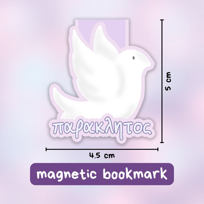 

Pembatas Alkitab Magnet - Edisi Pentakosta ♡ | Magnetic Bookmark Alkitab Buku Rohani