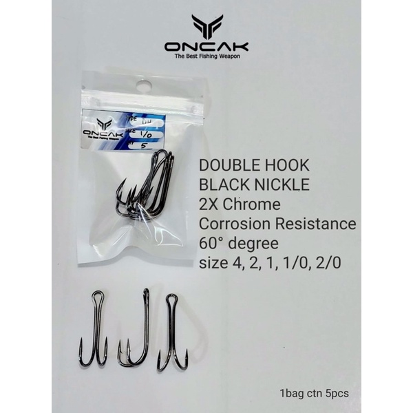 double hook oncak 60 degree