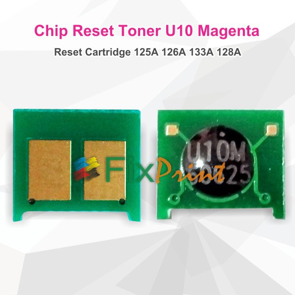 Chip Toner Cartridge U10 125A 304A 126A 133A 128A 647 507 305A Magenta