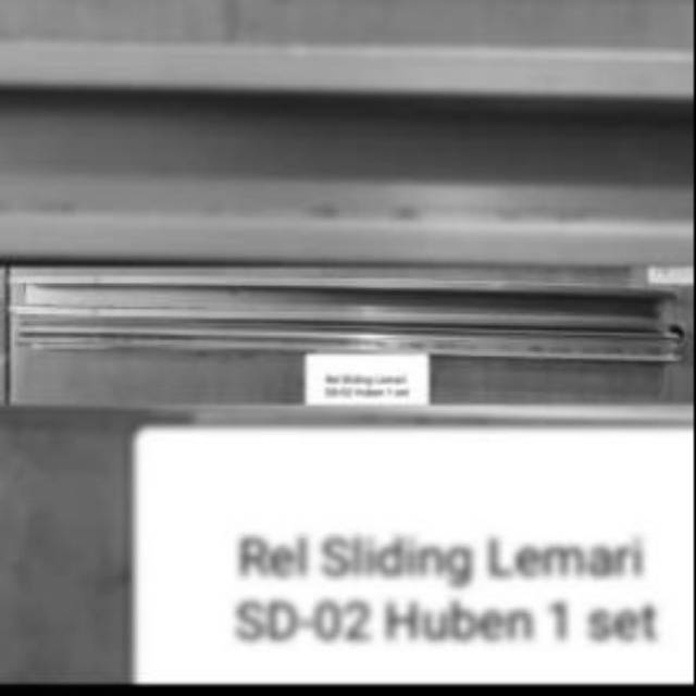 PAKET Rel dan Roda Pintu Lemari Sliding