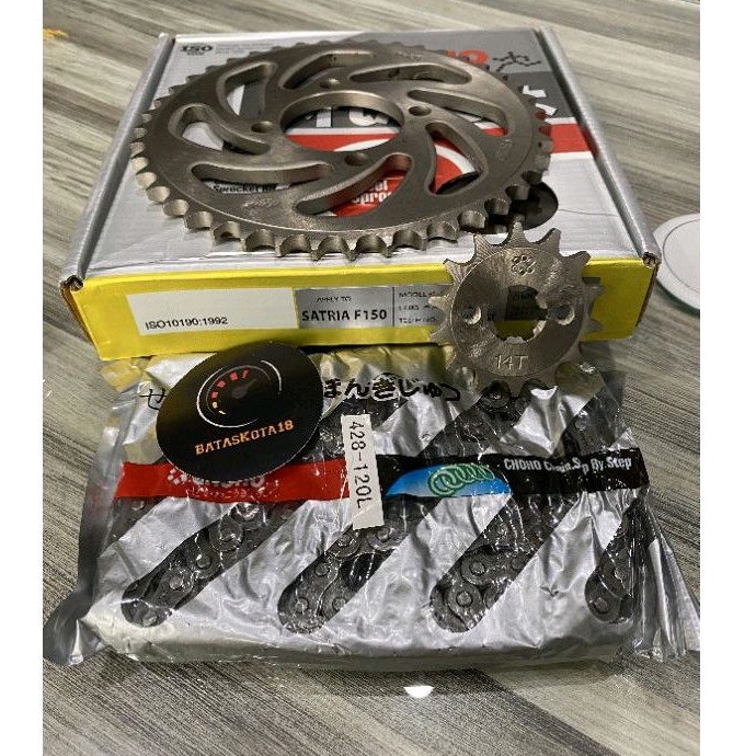 Gir set gear paket baja satria f fu f150 lama new barong facelift fi injeksi original choho