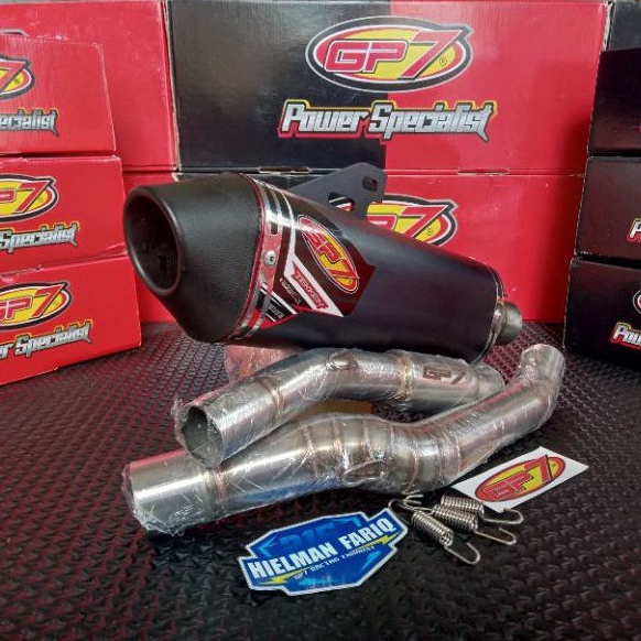 GP7 TEKKEN BORE UP KLX (BLACK EDITION) 100% Original GP7 Knalpot