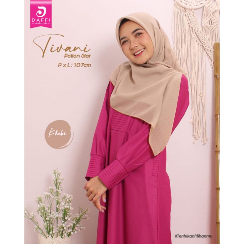 Hijab Segi4 Tivani Daffi ORI