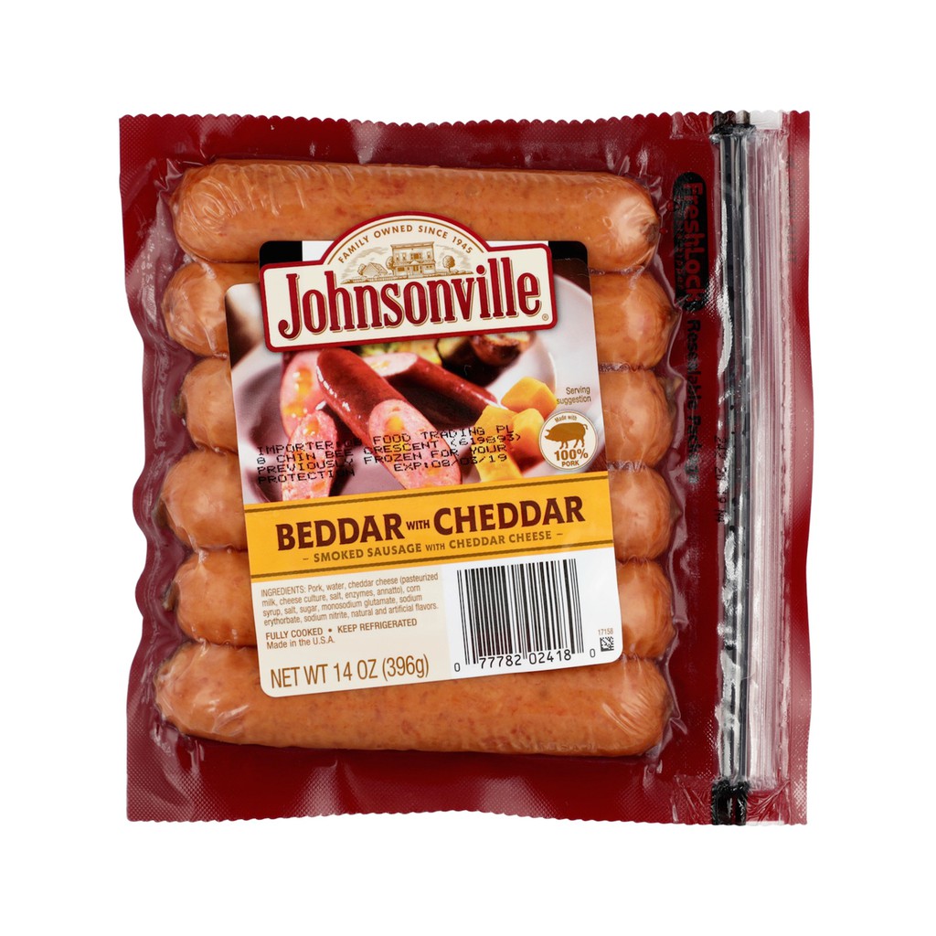 Johnsonville Beddar with Cheddar / Sosis Premium / Premium Sausage