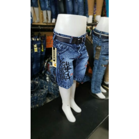 Jeans anak elstar pendek