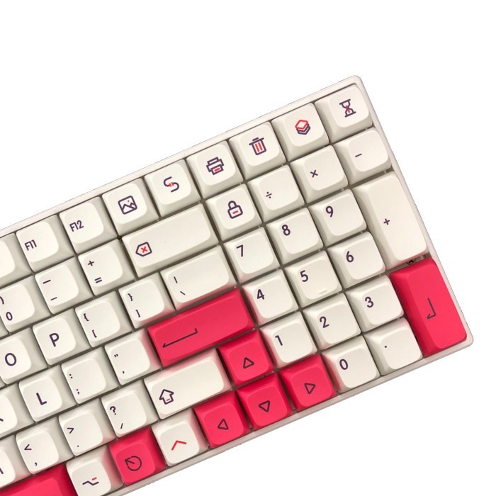 KEYCAPS RED LINE XDA PROFILE SUBLIM SINGLE SHOT MECHANICAL KEYBOARD