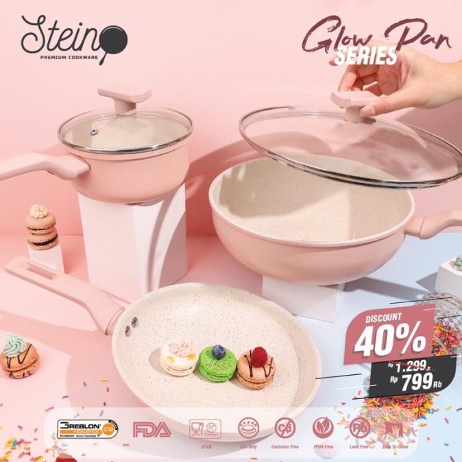 Stein Cookware Glow Pan Series 1 Set [3 Pcs]