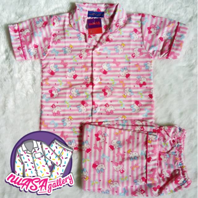 Piyama baju  tidur  bayi anak katun jepang murah  laki 