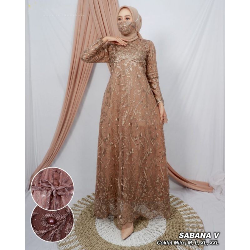 gamis tille /dress muslim / gamis kondangan / kebaya bridesmaid