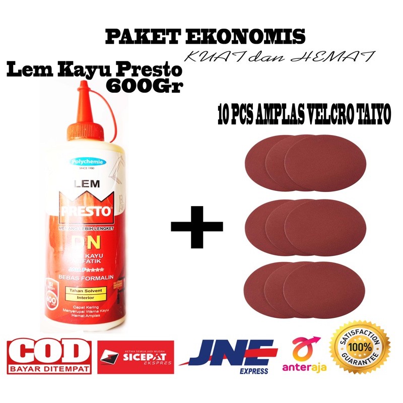 Lem Presto Untuk Kayu HPL Furniture Kerajinan Tangan DLL