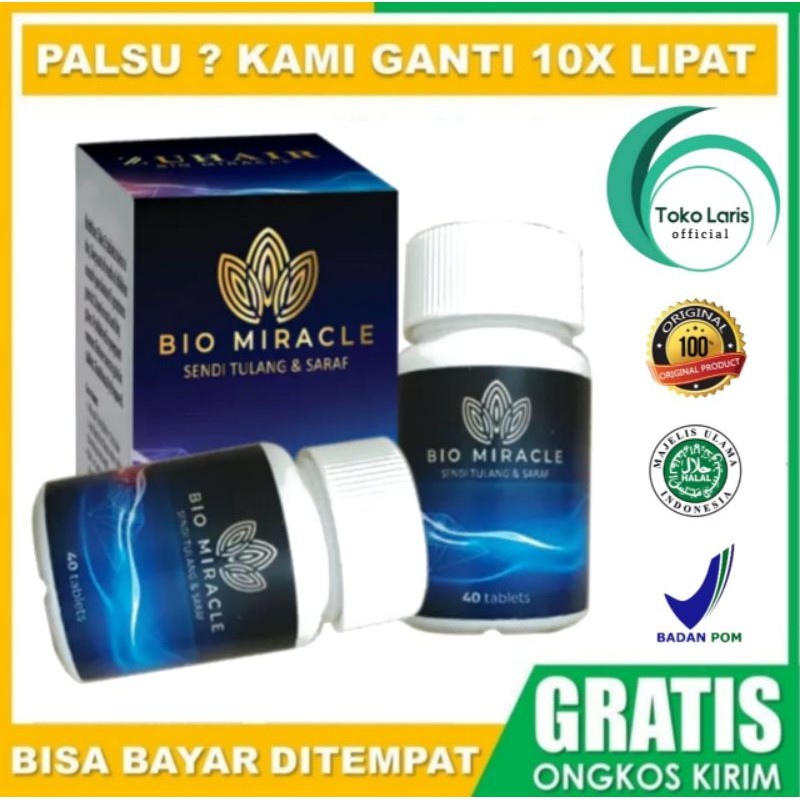 BIO MIRACLE ASLI ZEELORA ORIGINAL HERBAL ATASI STROKE SENDI TULANG SYARAF HINGGA ASAM URAT