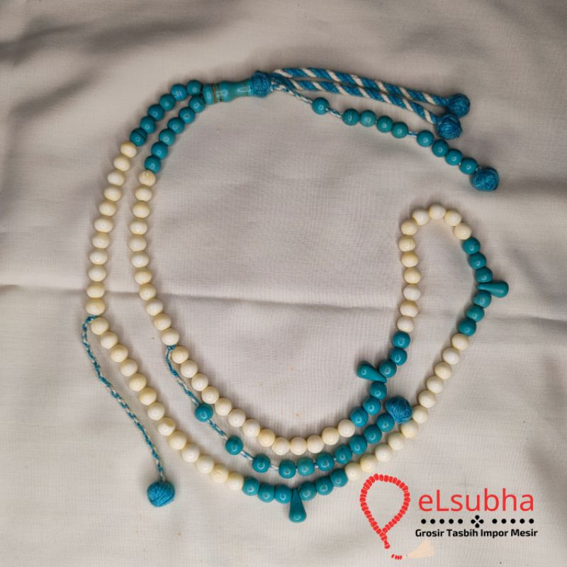 Tasbih Tulang Unta mix Pirus Sintetis impor Asli Mesir