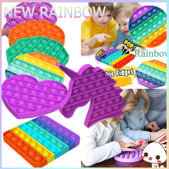 Mainan Edukasi Anak Tiktok Tik Tok Fidget Push Pop It Murah Mainan Anak Penghilang Stress-1