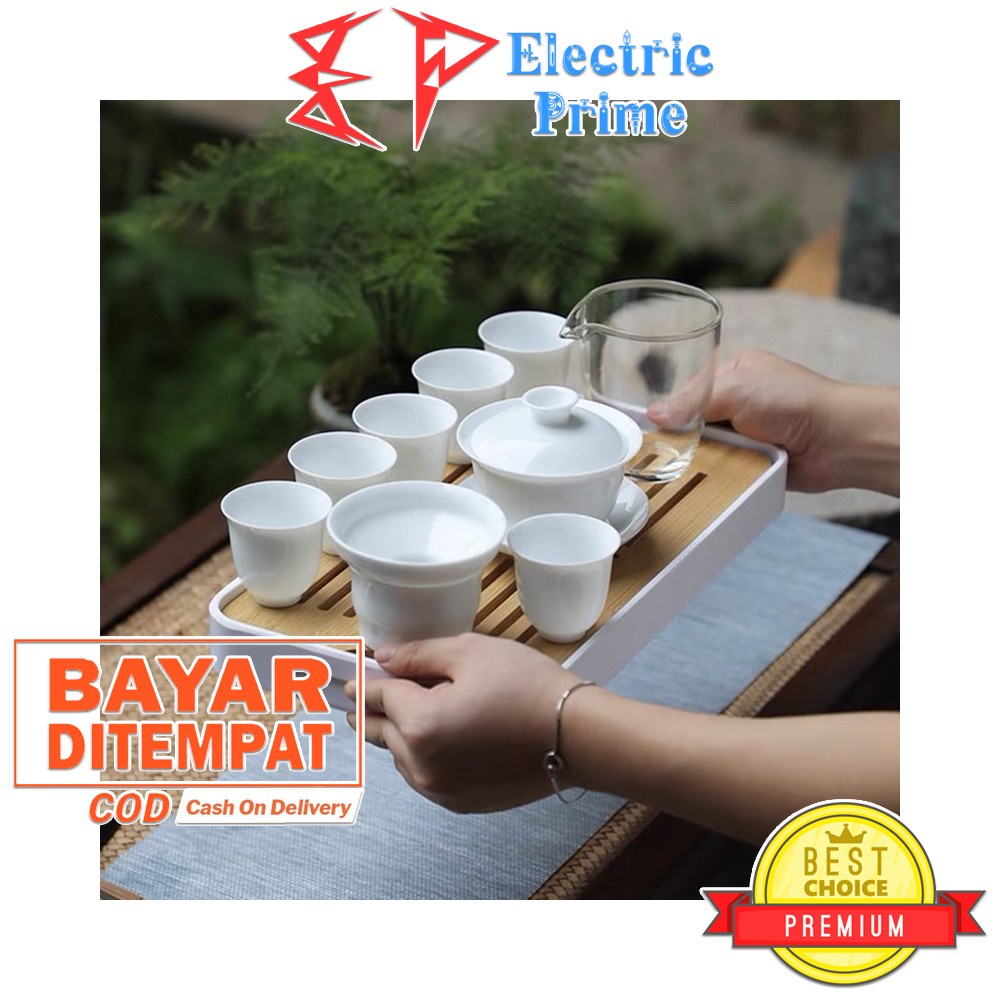 Travel Tea Set Portable With Tray Paket Koper Teh Hampers Hadiah Kado Traditional