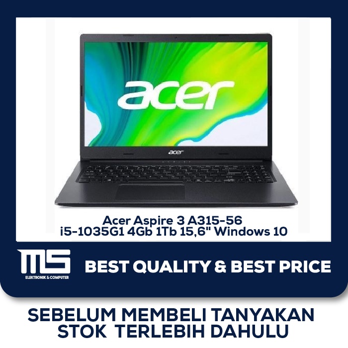 Acer Aspire 3 A315-56 i5-1035G1 4Gb 1Tb 15,6&quot; Windows 10