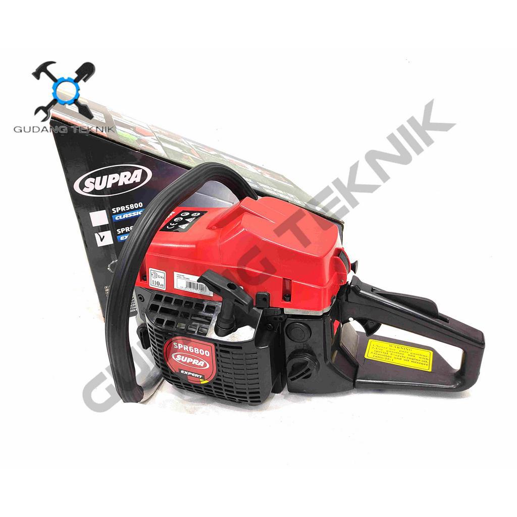 Mesin Gergaji Kayu Supra SPR6800 / Chainsaw Supra SPR6800 Chain Saw Laser Tip 22Inch