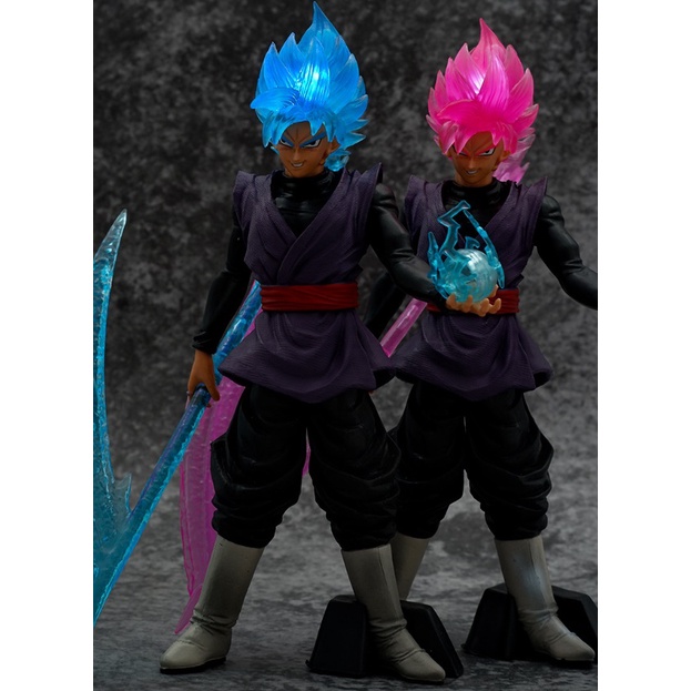 Anime Action Figure Super Saiyan Goku Black Zamasu Rambut Menyala