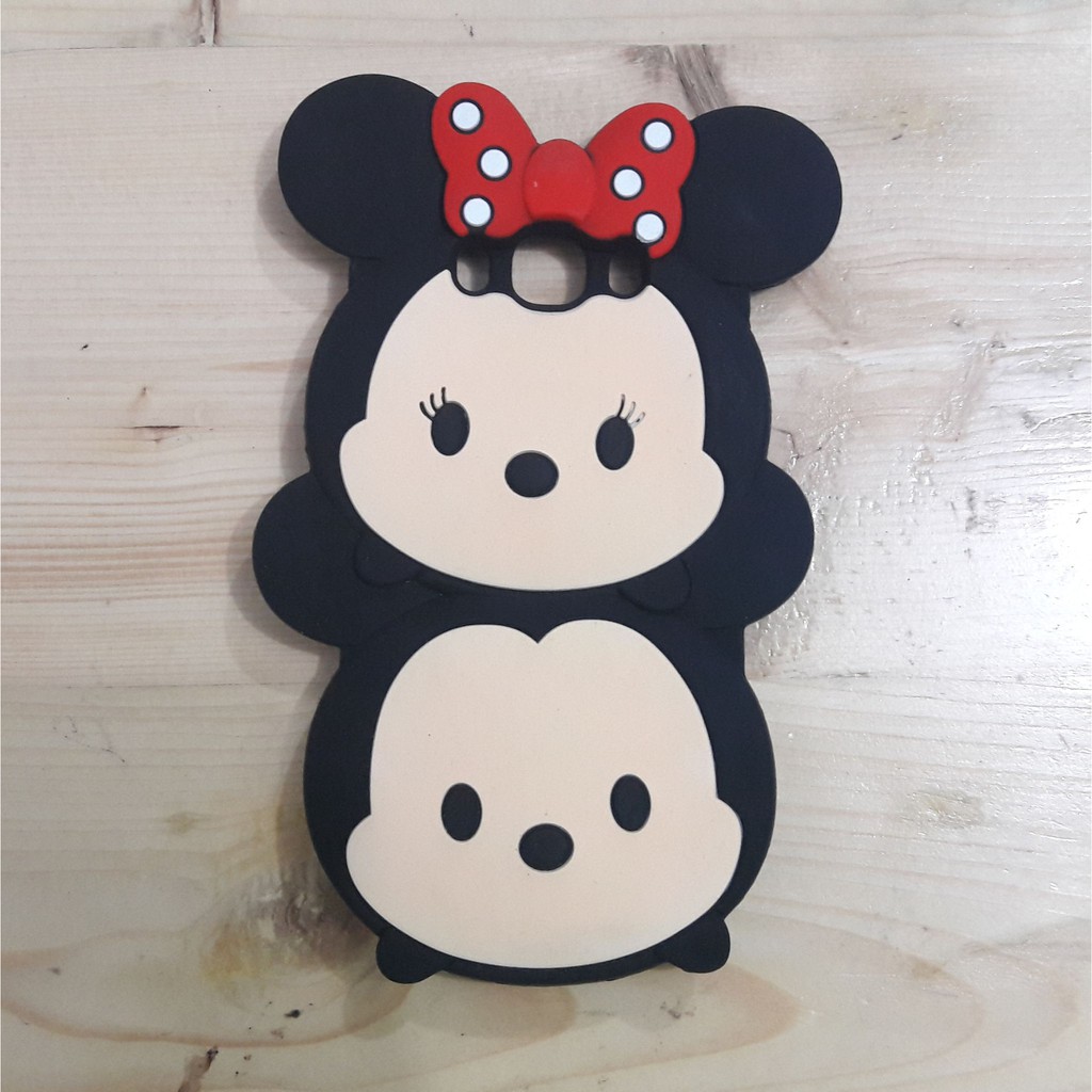 Silicon 3D Tsum Tsum For Vivo V5 silikon tebal karakter lucu / case anak anak warna biru / pelindung hp