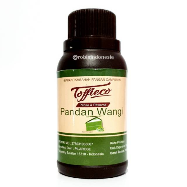 

Toffieco Pasta PANDAN WANGI 100 gram perisa dan pewarna bahan kue makassar COD
