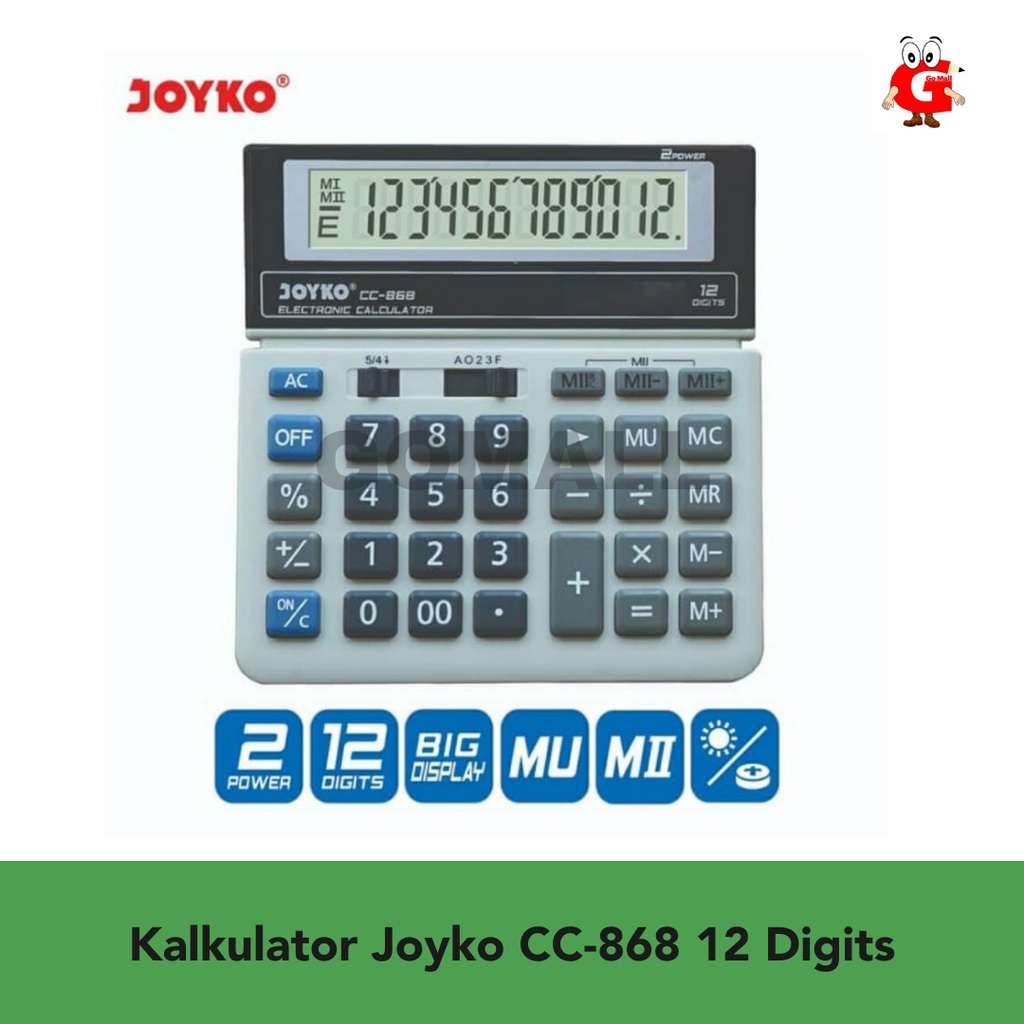 

Calculator Kalkulator Joyko CC-868 12 Digits