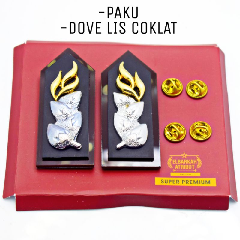 MONOGRAM POLRI FUL AKRILIK DOVE GLOSY / ATRIBUT POLRI / MONOGRAM POLRI