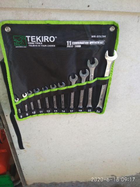 Kunci Ring Pas 11pc 8mm-24mm Tekiro