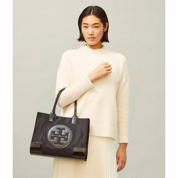 Tory Burch Mini Ella Tote Bag Black