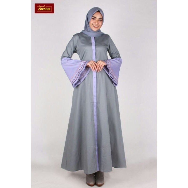 Busana muslim Abaya dewasa dannis A191034