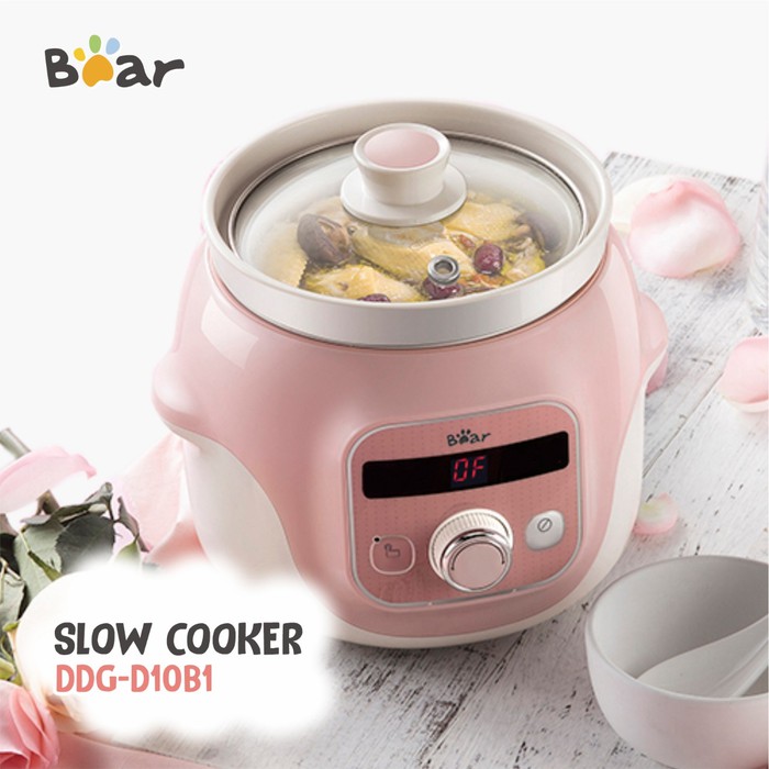 Bear slow cooker 1L / baby slow cooker