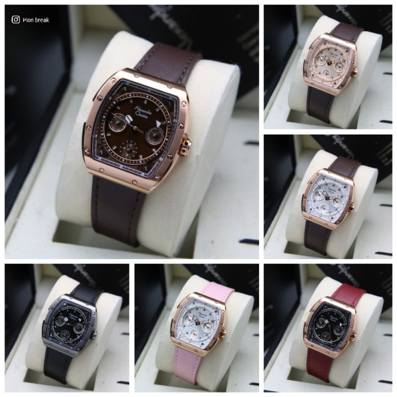 JAM TANGAN WANITA ALEXANDRE CHRISTIE AC 6411 CEWEK | AC6411 WANITA KULIT LEATHER ORIGINAL