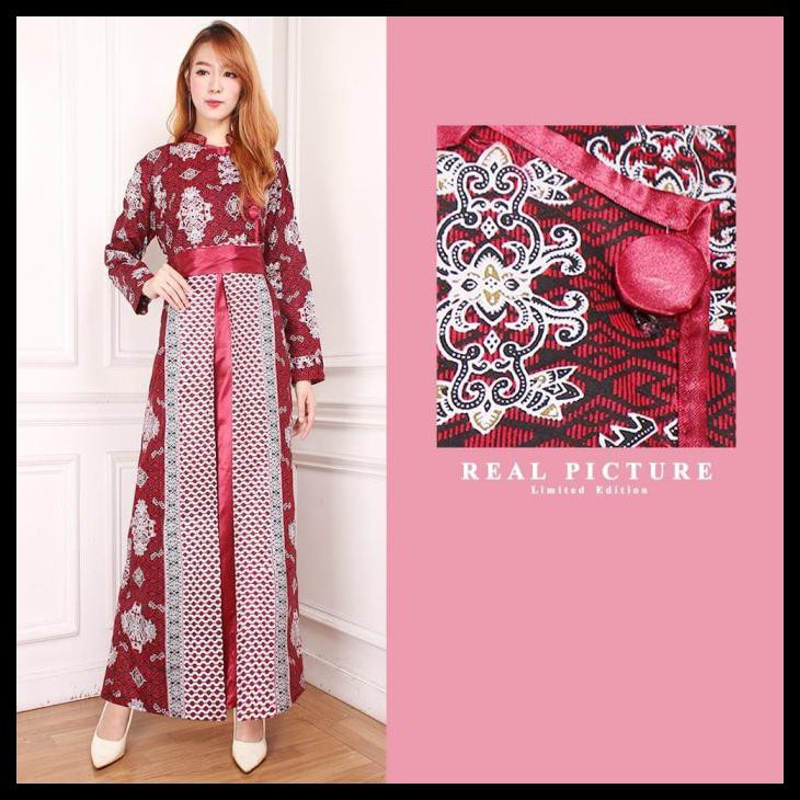 Gamis Dress Maxi Rini Batik Wanita