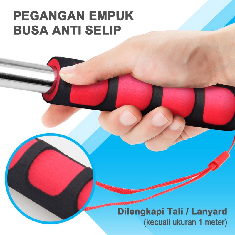 Tongkat Bendera / Telescopic Pointer Stick / Flag pole / Tour Leader