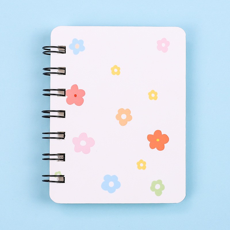 [DZ] ST232 - Note Book Spiral Buku Tulis Catatan Kecil Karakter Lucu-Flower Petal