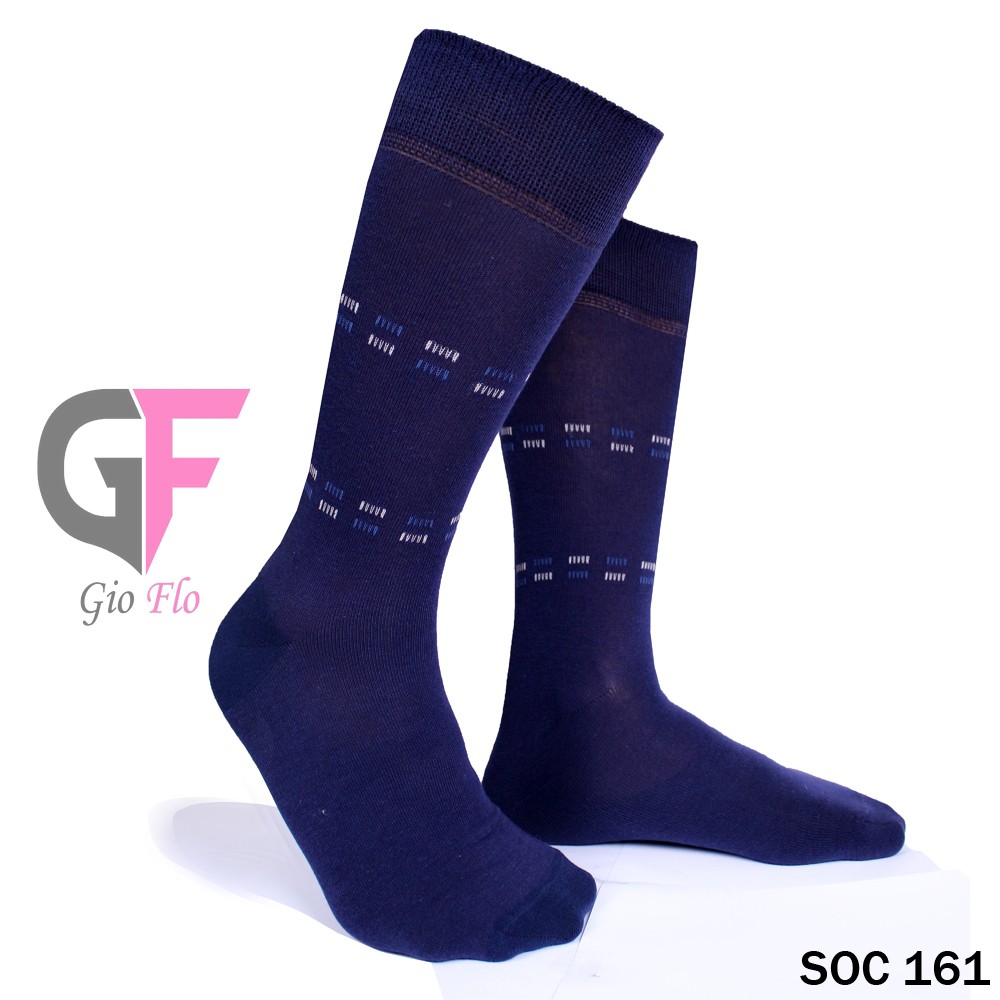 GIOFLO Long Socks For Man Rajut Dongker Dark Blue / SOC 161