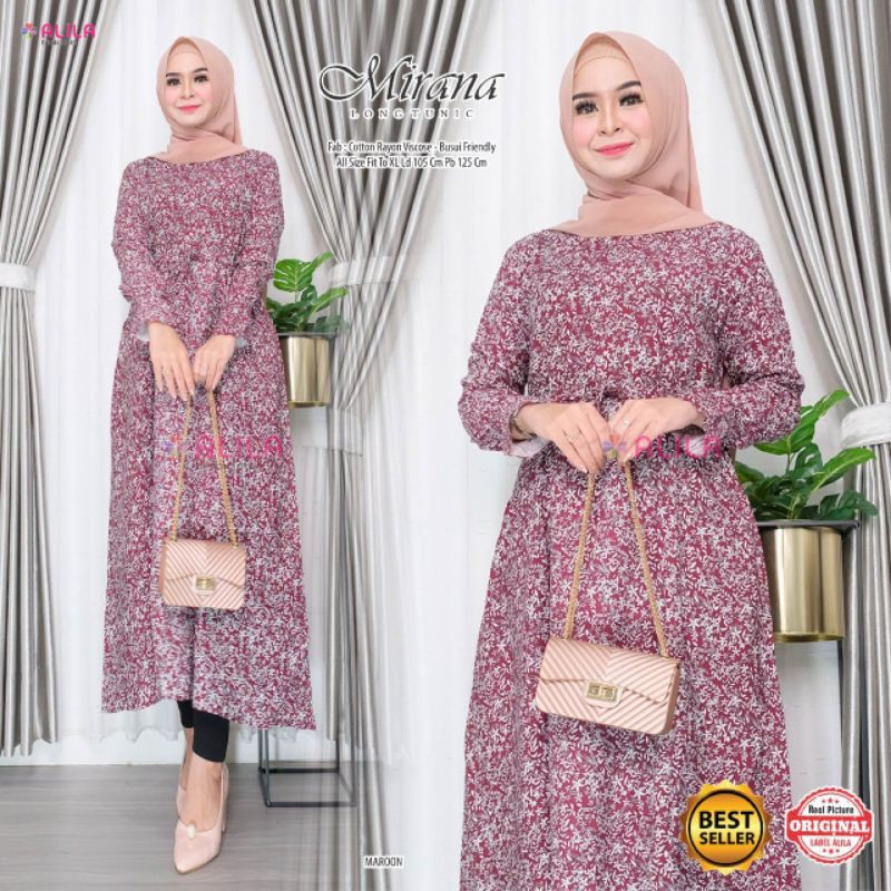 mirana long tunik by alila baju tunik lingkar dada 105 termurah