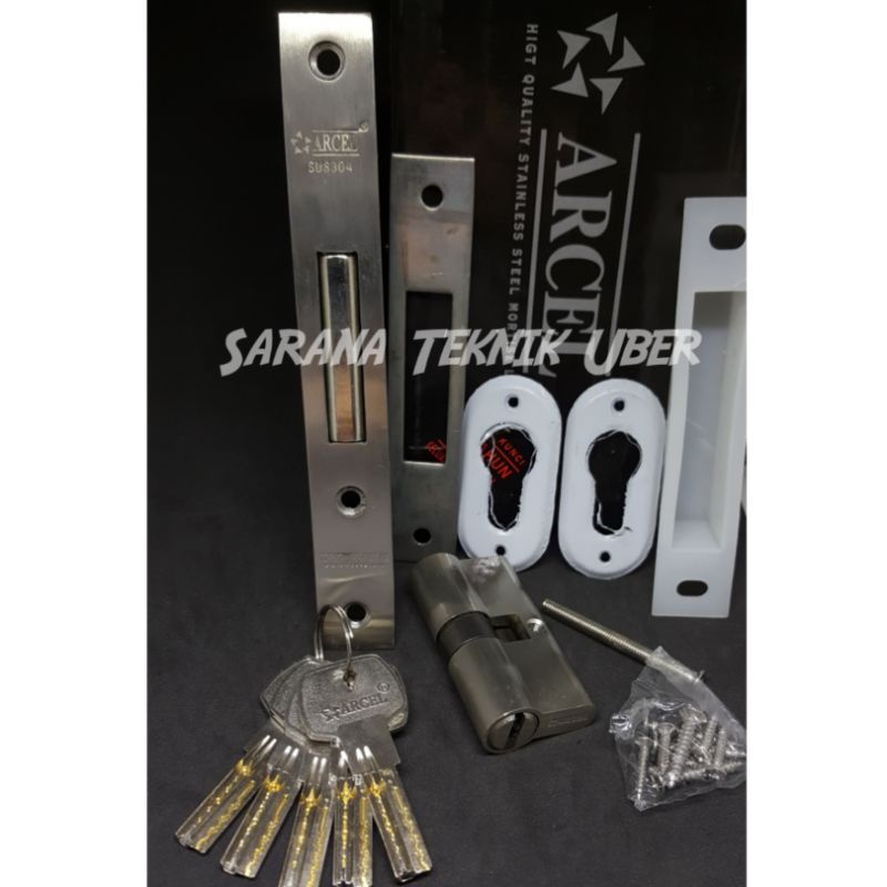 Body Kunci Pintu Arcel / Bodi kunci Arcel / Body kunci pintu geser