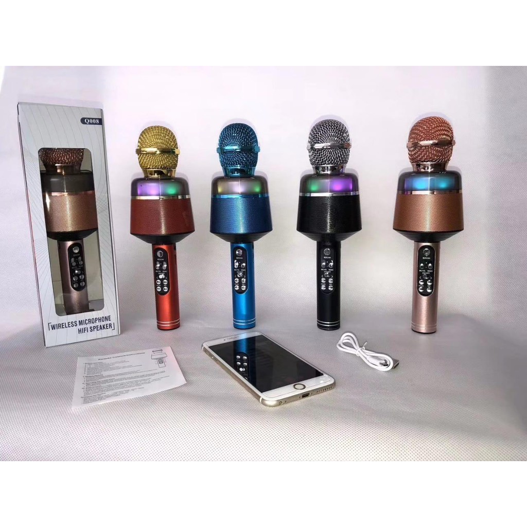 Mic karaoke Bluetooth Q008 / Microphone