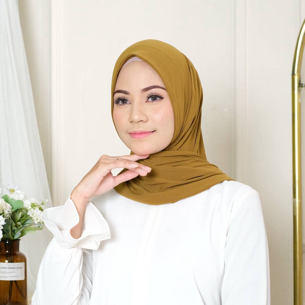 Izzy Square Instant - Albata Hijab-Izzy Olive