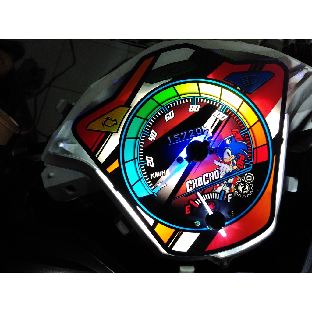 Panel Speedometer Custom Honda Beat Fi Gearsecond Speedometer Shopee Indonesia